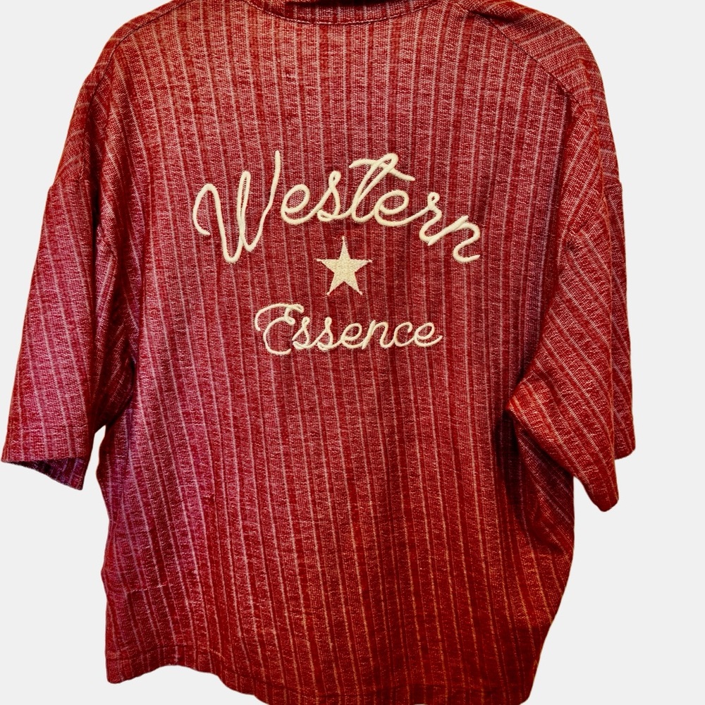 Zara Mens Western Essence Red T-Shirt